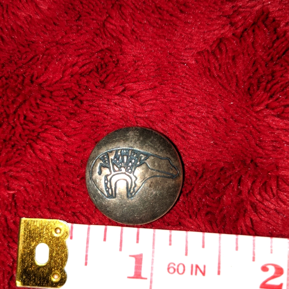 Bear button cover/clasp